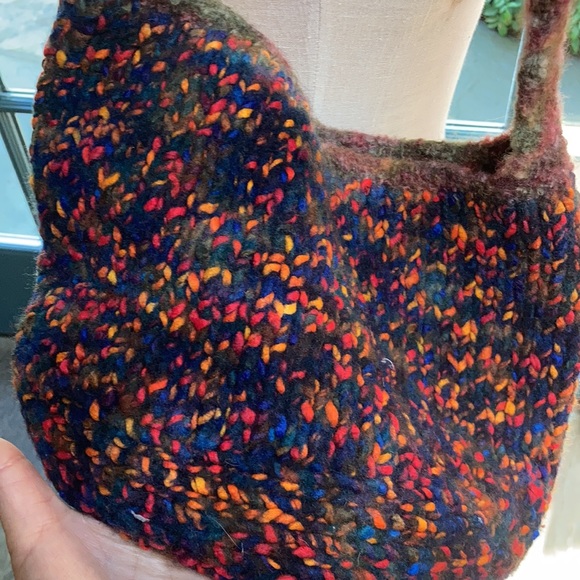 Handmade Knit soft shoulder bag 🧶🤎 - Picture 2 of 8